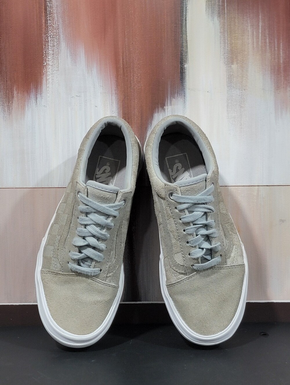 Vans Old Skool Stack Form Platform 500714 Skate Shoes Checkered M 5 W 6.5 Shoes - Picture 6 of 8